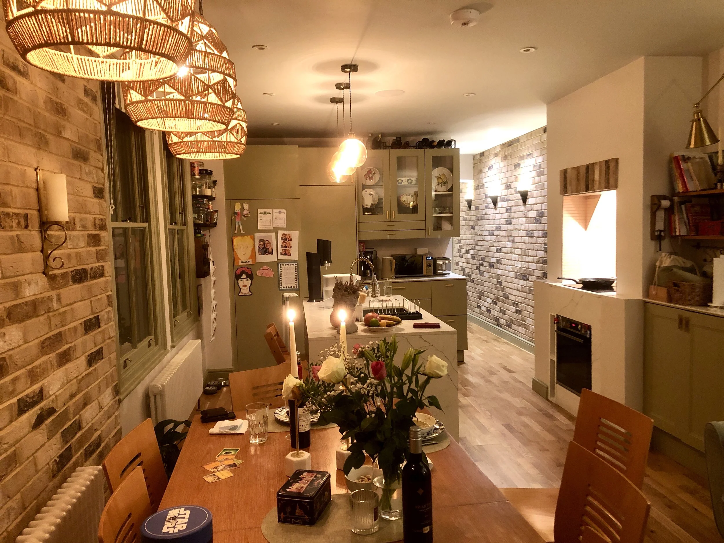 Townhouse deconversion: Remodel & Interior design & Garden works