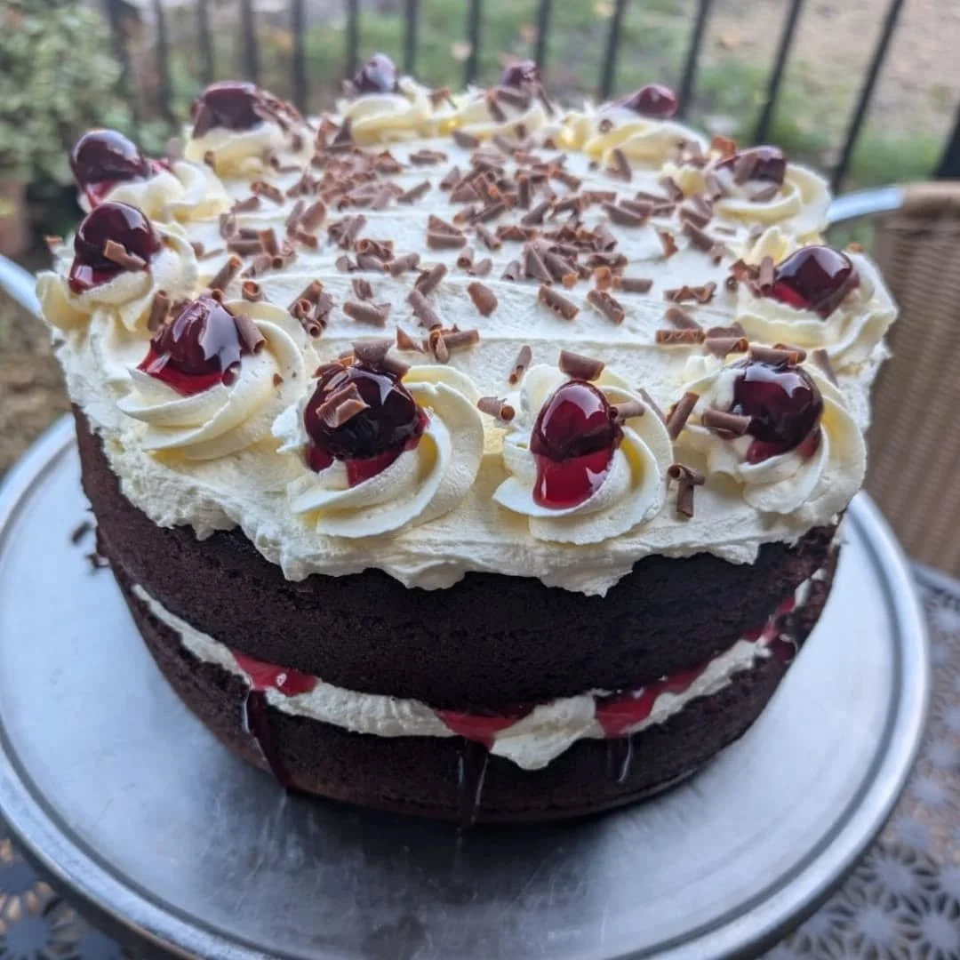 ❄️🎄🍰

Our Seasonal sweet treats available on our counter from today... 

🍒 Black forest Sponge
🍋 St Clements (gluten &amp; dairy free)
🍫 Cherry &amp; Walnut Brownie
🍊 Cranberry &amp; Orange Scones
❄️ Mincemeat Granola Slice (vegan)
🌲 Mince Pie