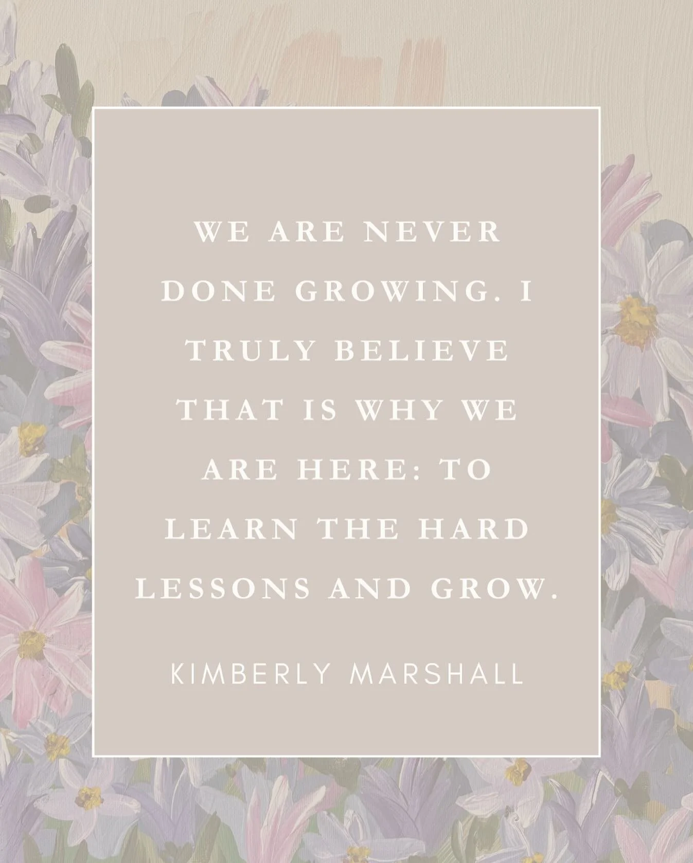 &ldquo;We are never done growing. I truly believe that is why we are here: to learn the hard lessons and grow.&rdquo; &mdash; Kimberly Marshall

Listen to the latest episode here 🤍 -&mdash;&gt;
https://thehappyhsppodcast.buzzsprout.com

Follow along