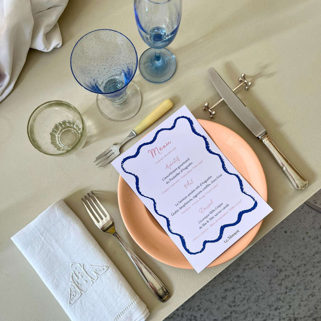 Table colorée printanière