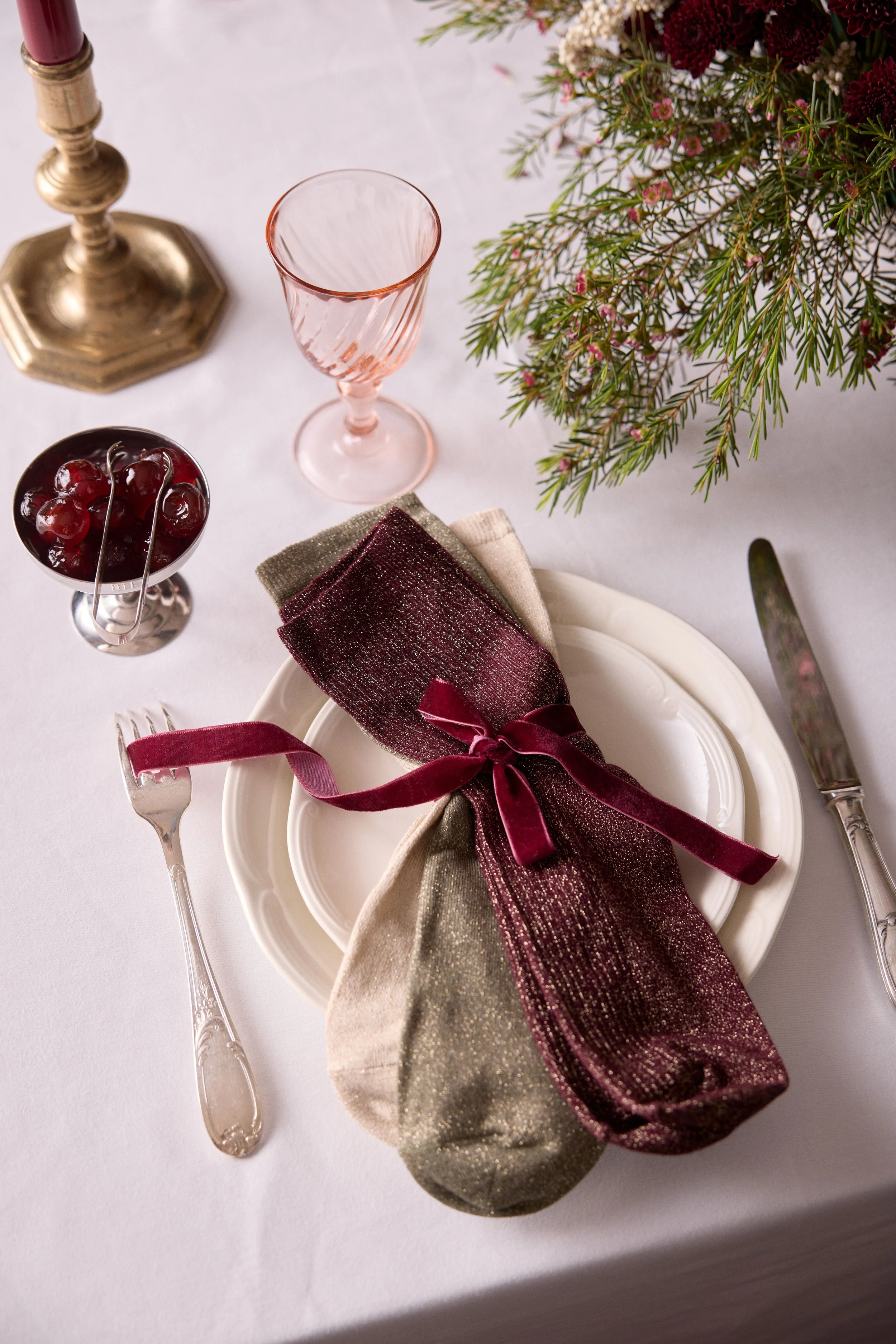 Table décor shooting pied de biche ambiance festive