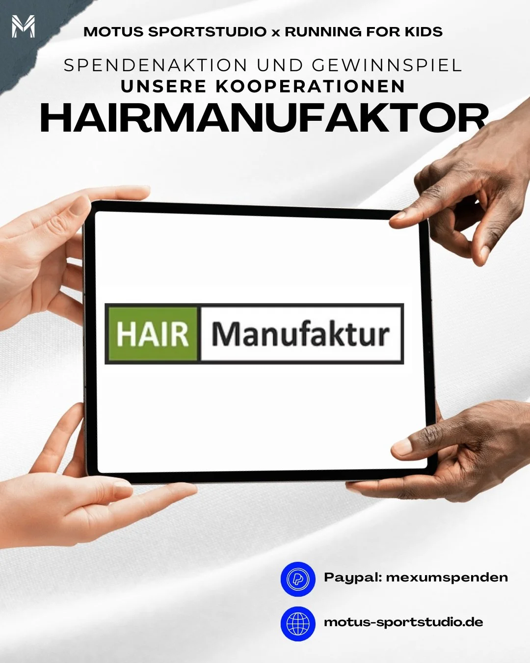 Vielen Dank an @hairmanufaktur in D&uuml;ren! 🌟

Ein herzliches Dankesch&ouml;n an die HairManufaktur aus D&uuml;ren f&uuml;r die gro&szlig;artige Unterst&uuml;tzung unserer Initiative Running for Kids mit Gutscheinen. Als moderner Friseursalon steh