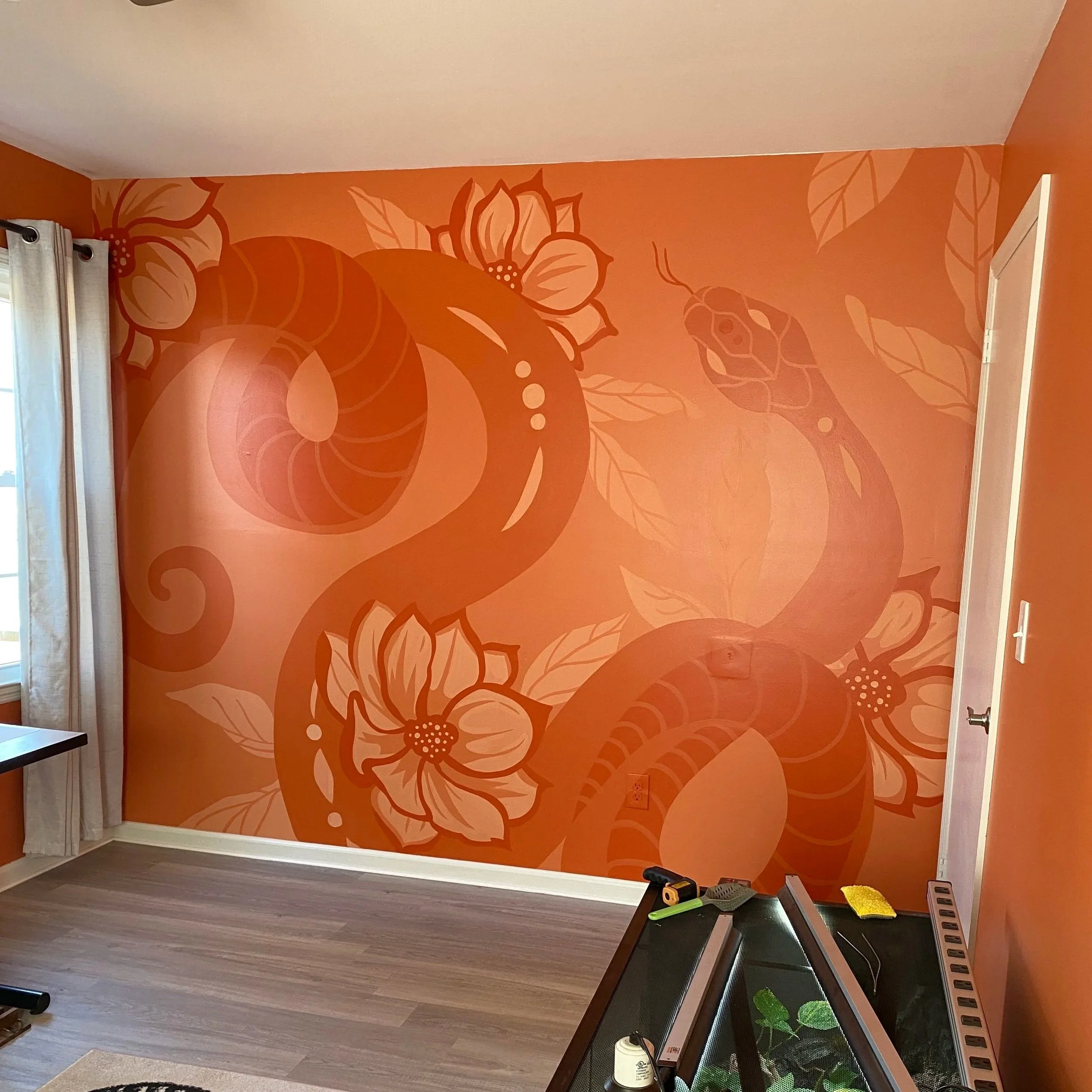 Reptile Room Mural - Residential