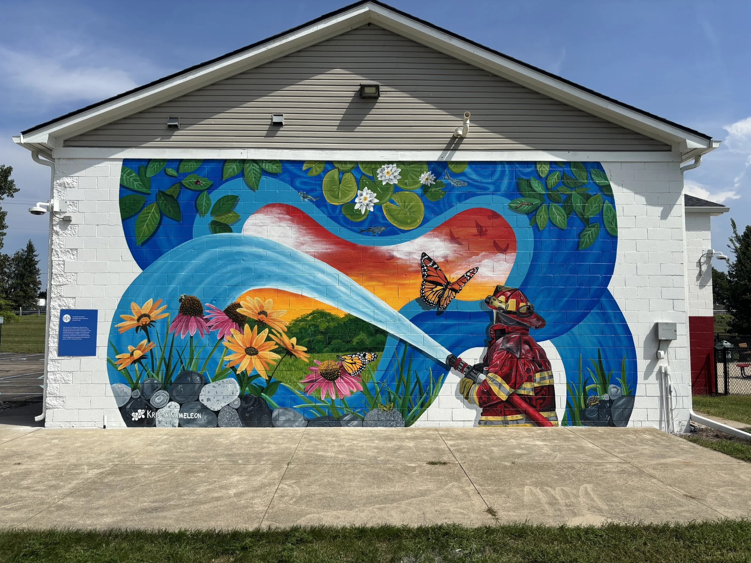 Community Mural with DIA - Shelby Twp., MI