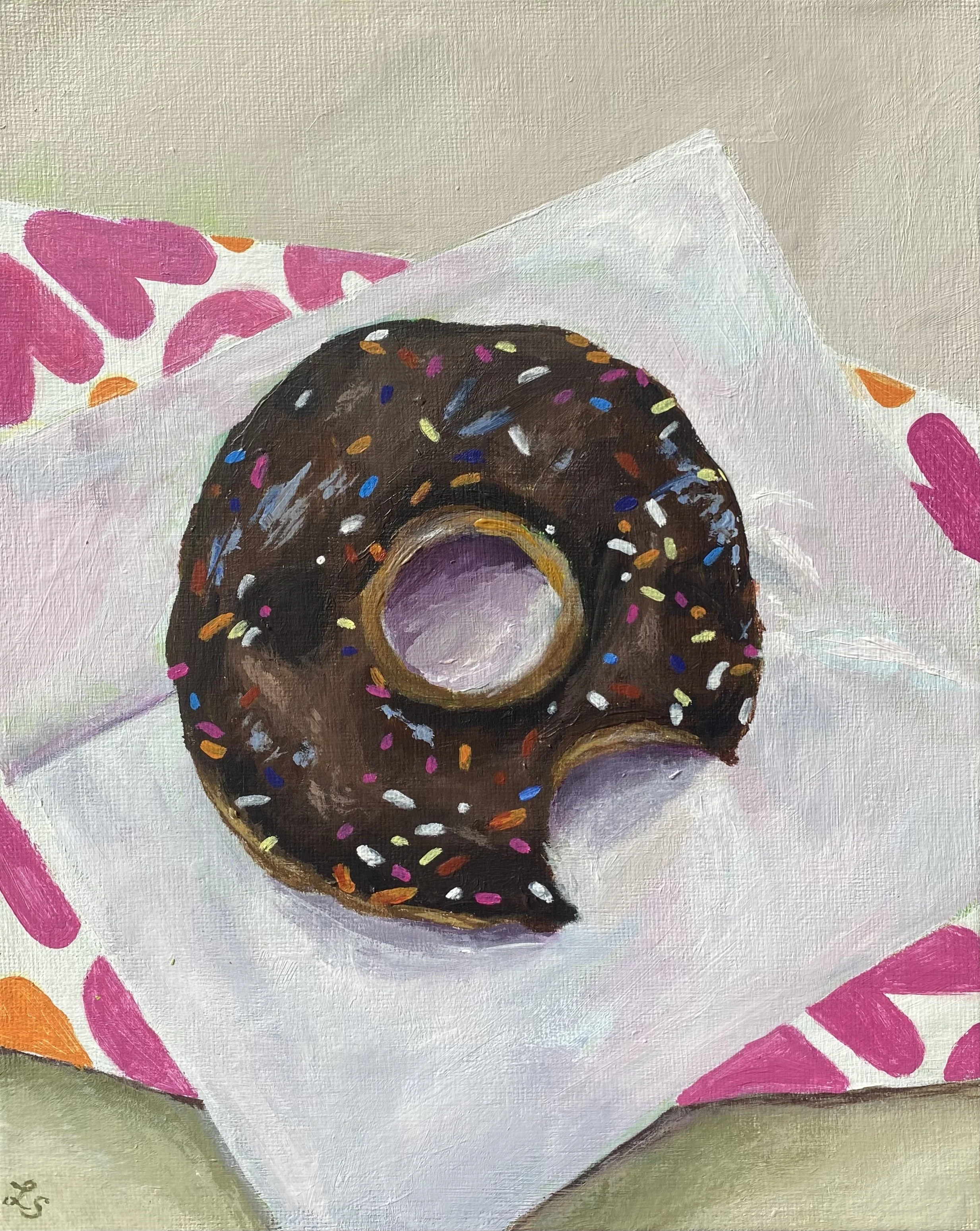 Chocolate Frosted with Sprinkles