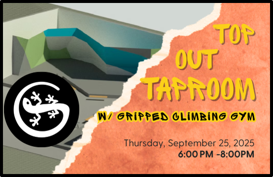 Top Out Taproom: Gripped Climbing Gym Town Hall