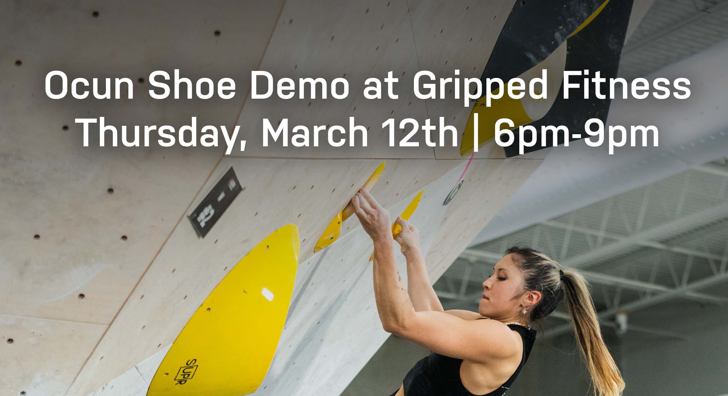 OCUN Climbing Shoe Demo @ Gripped Fitness