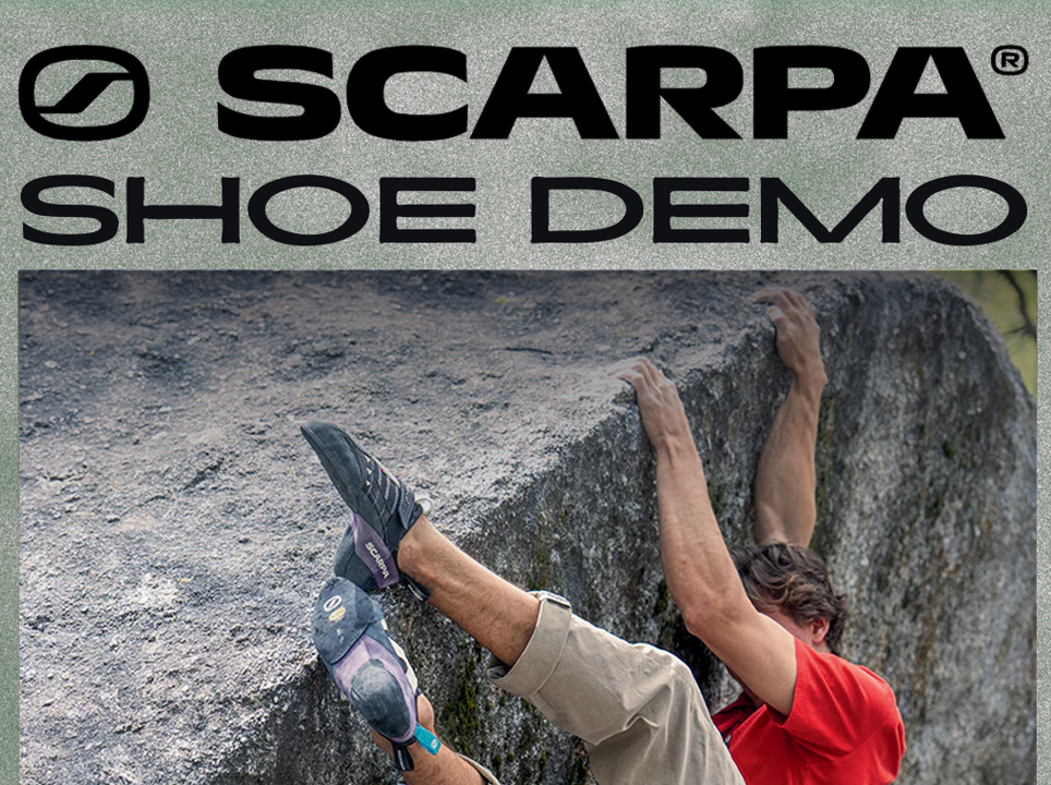 Scarpa Climbing Shoe Demo @ Gripped Fitness