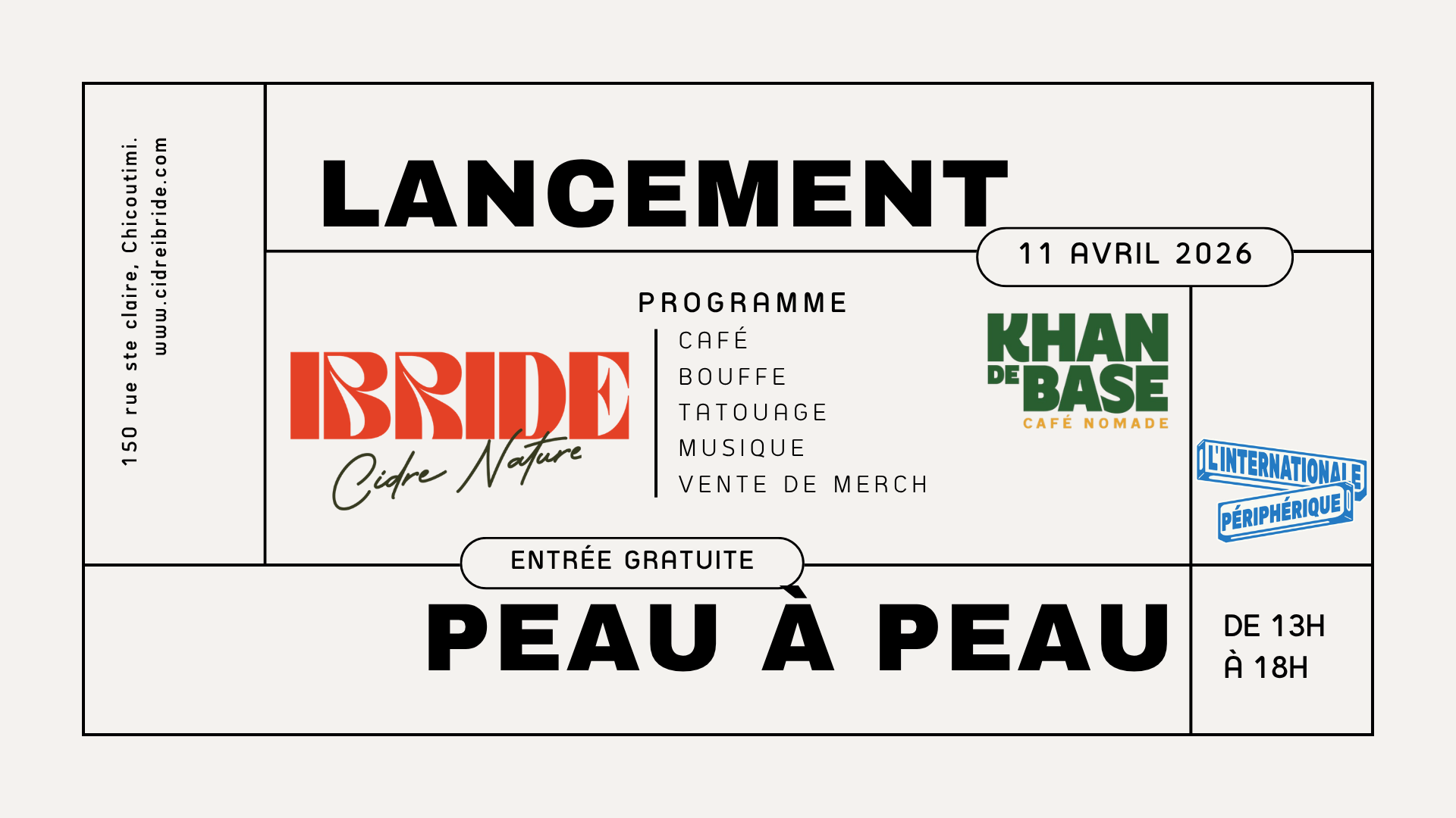 LANCEMENT D'UN NOUVEAU PRODUIT ↝ Peau à peau ↜