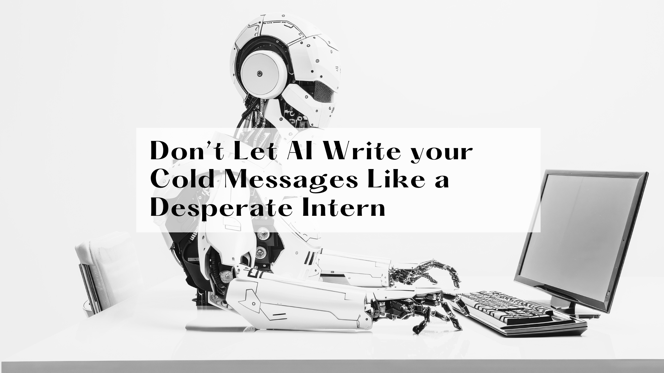 Don’t Let AI Write your Cold Messages Like a Desperate Intern