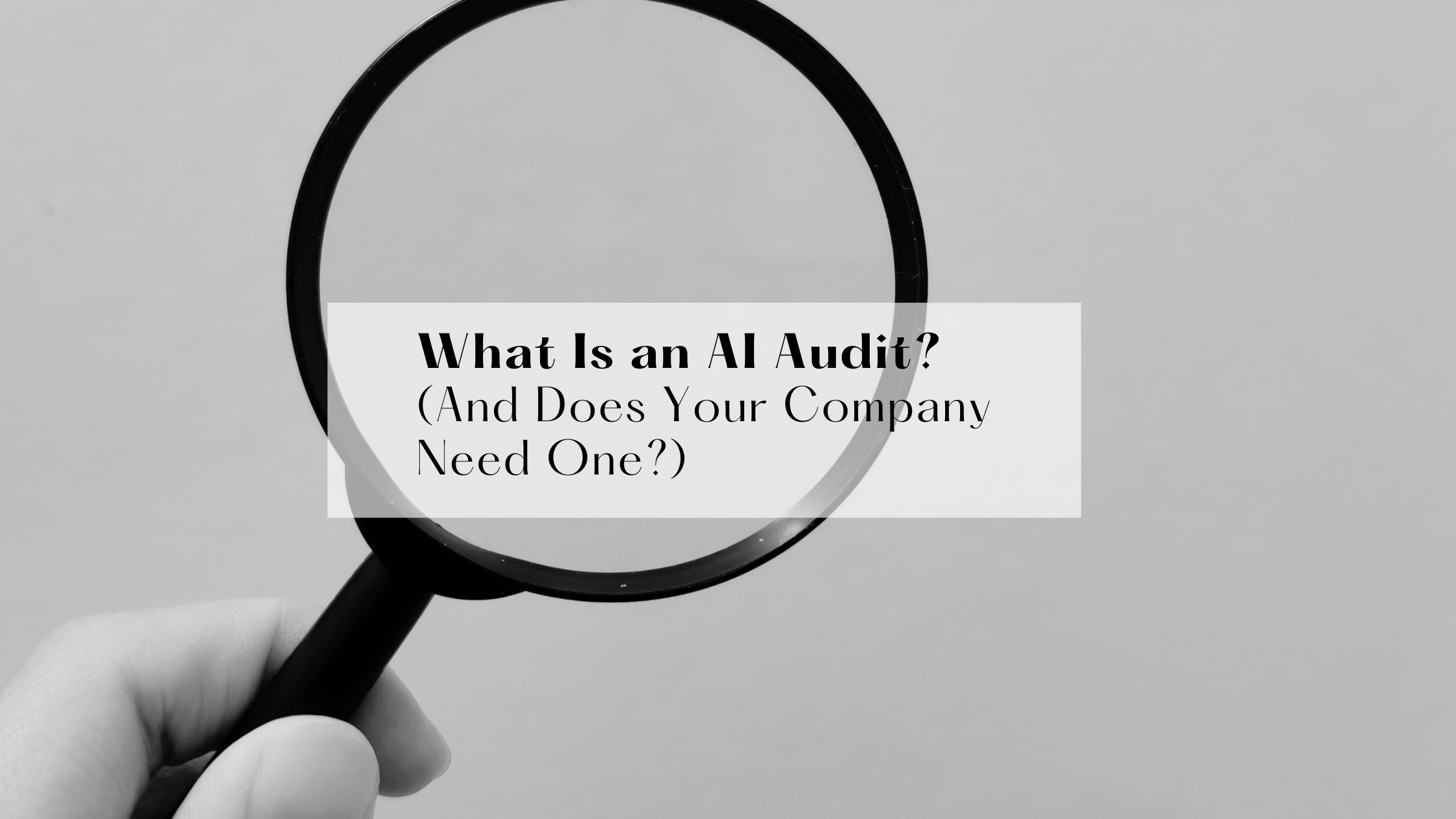 What Is an AI Audit? (And Does Your Company Need One?)