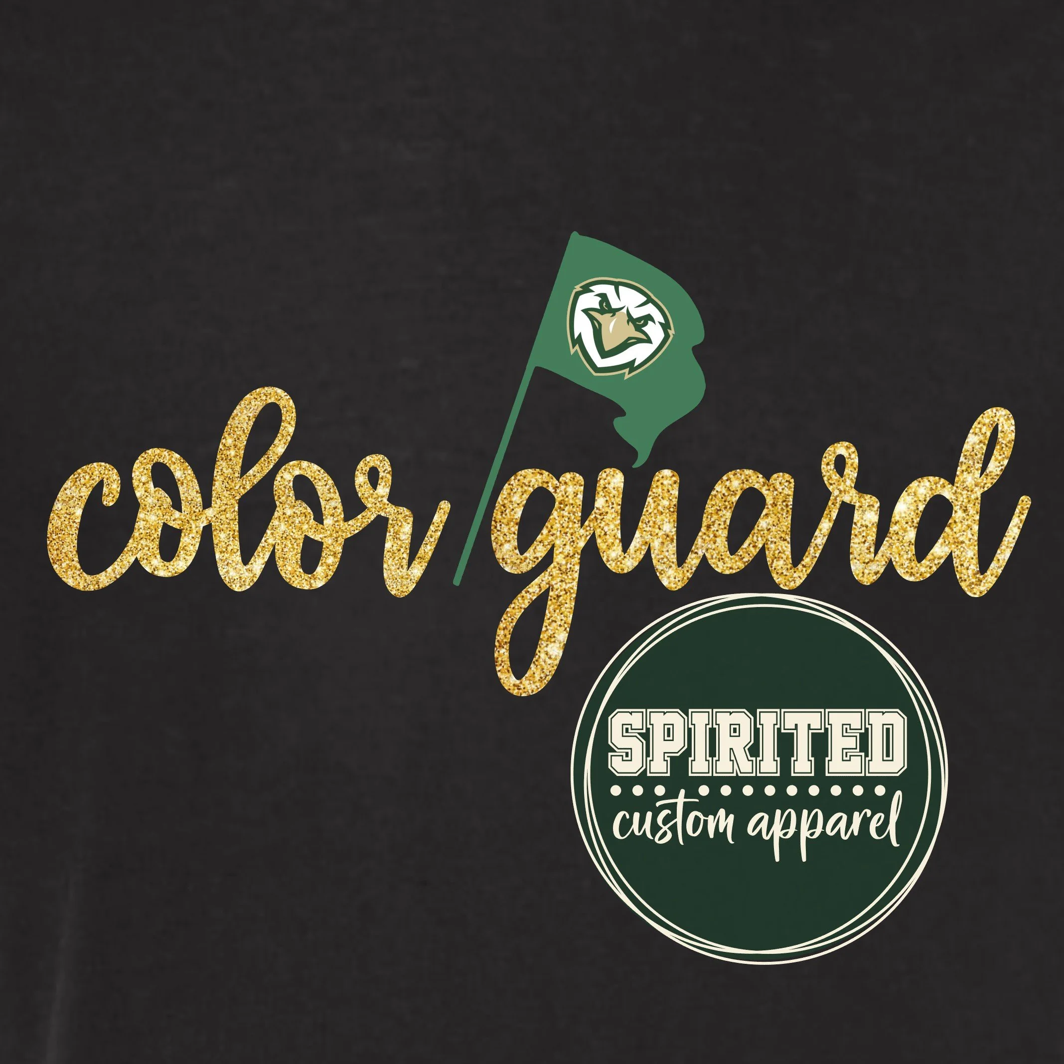 Glittery Color Guard Script