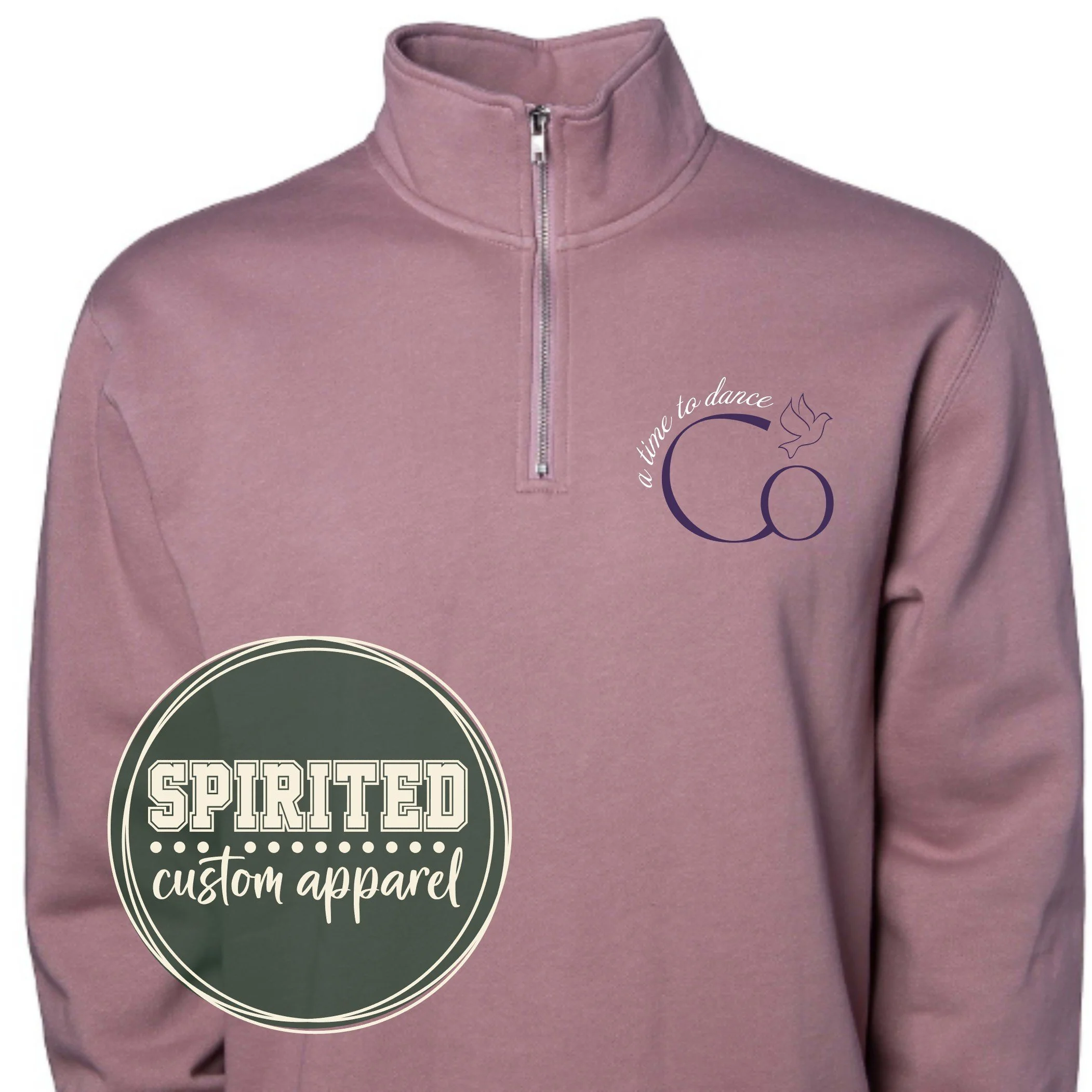 Company Logo Quarter Zip