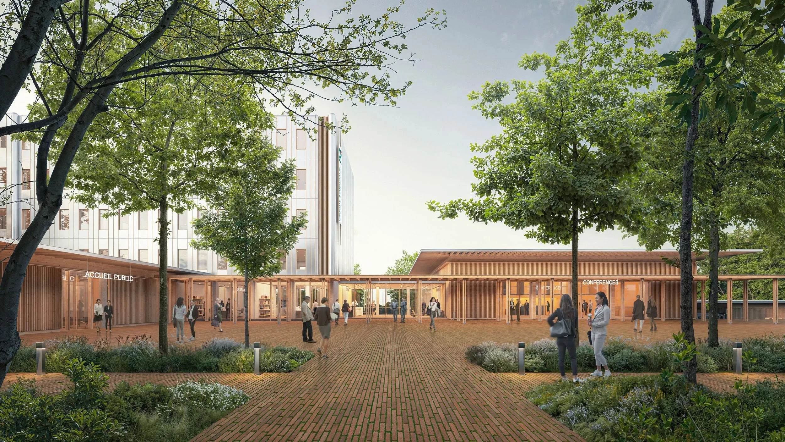 Tours demain // Restructuration lourde de bureaux avec centre de conférence