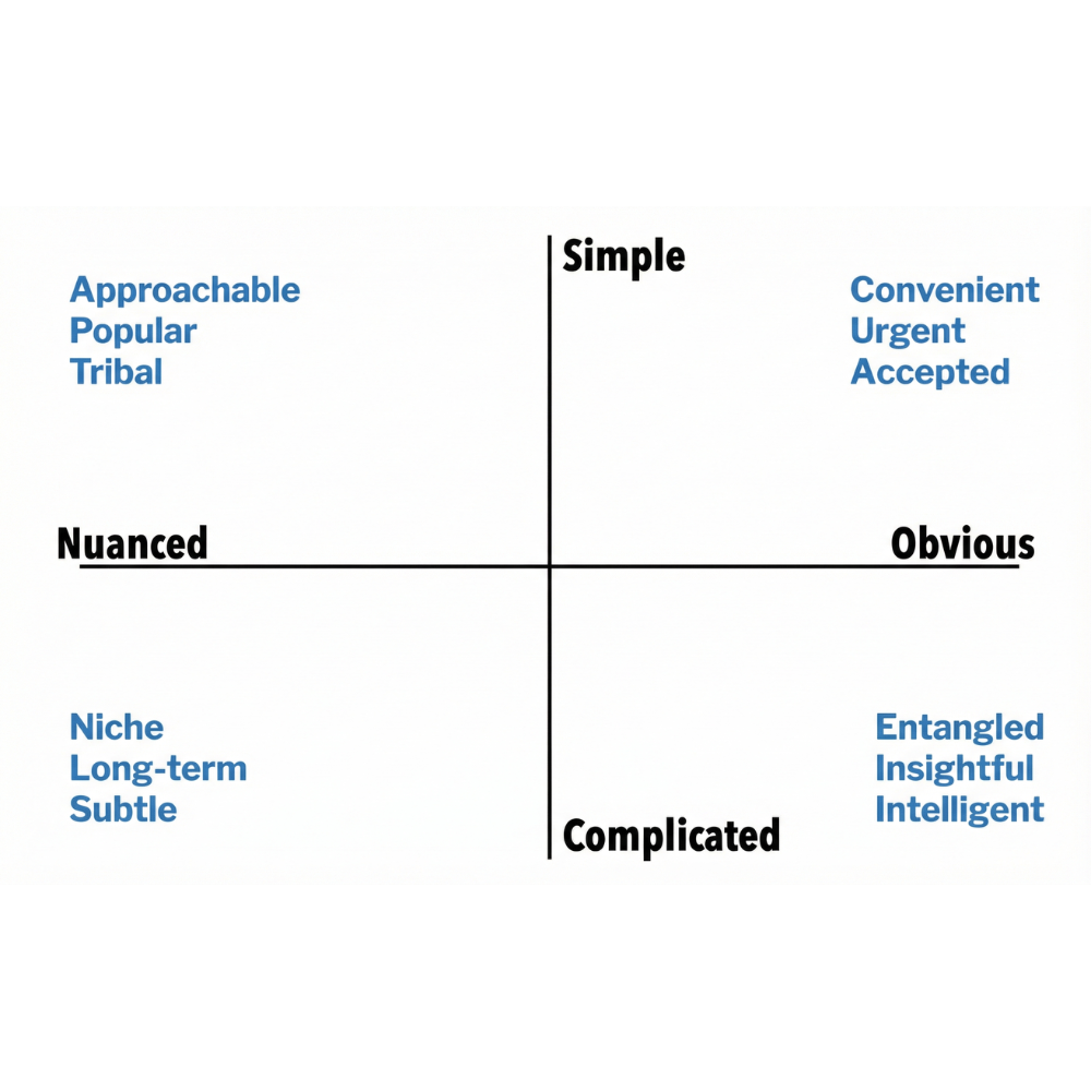 Mut zur Tiefe: Warum das Offensichtliche manchmal der falsche Weg ist.