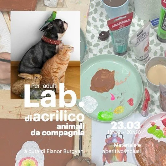 Lab. acrilico 
/pettirosso 
a cura di @elanorburgyan 
 
Trascorri una serata piacevole, divertente e creativa pensata per tutti, anche per chi non ha mai dipinto prima. Ogni incontro propone un soggetto diverso ispirato alla natura.
Realizzerai un pi