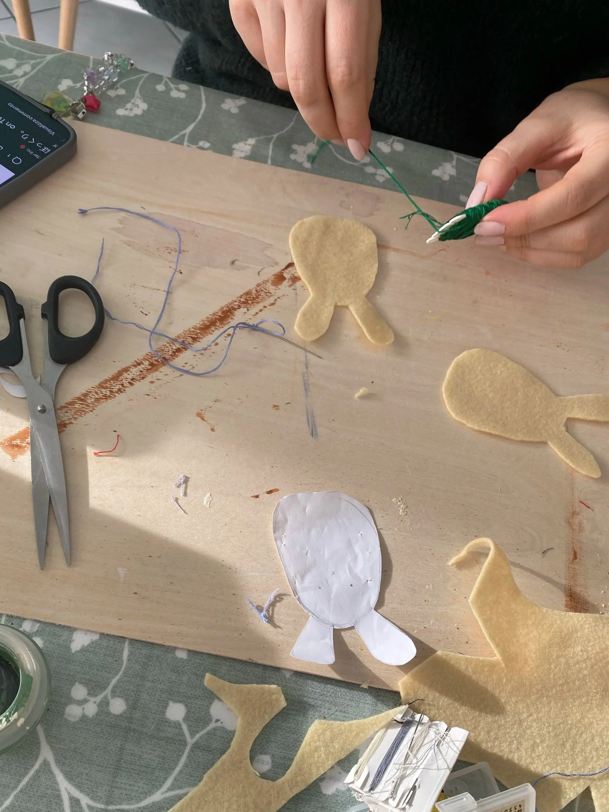 Lab. Decorazioni in feltro - autunno