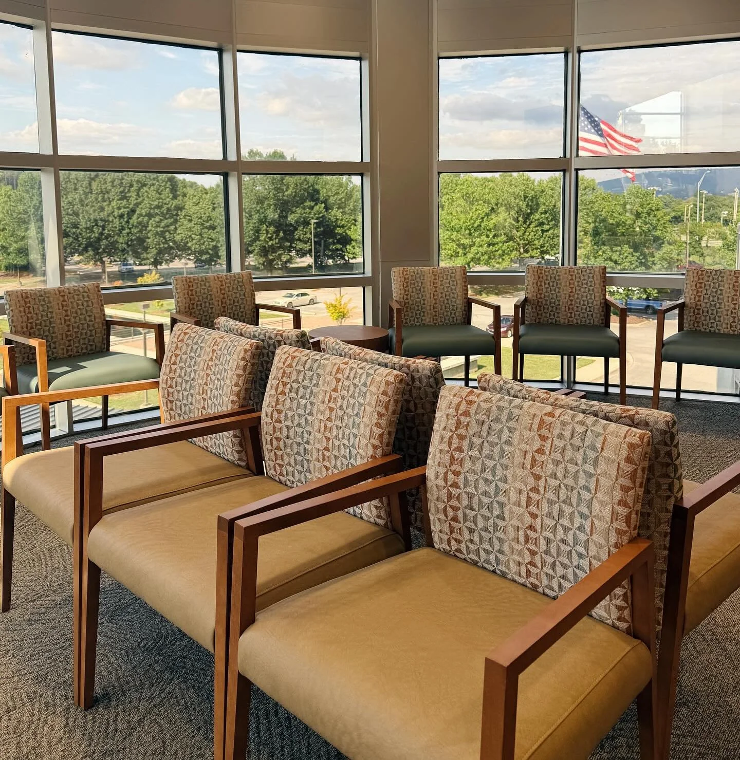Partnering with @architexfabrics and @jsifurniture_health to create soft textures, enduring silhouettes, and elevated comfort&mdash;because great design should heal, inspire, and last. 

#HealthcareDesign #CommercialInteriors #DesignCollaboration #Ar