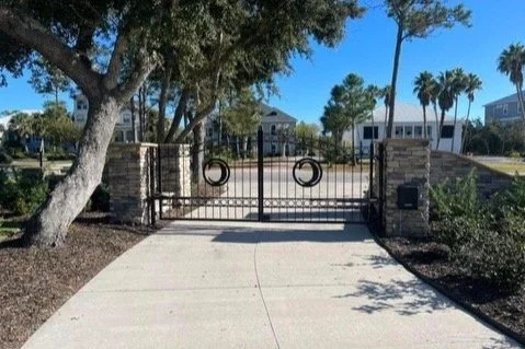 Driveway Gate Installation, Ono Island, Orange Beach, AL
