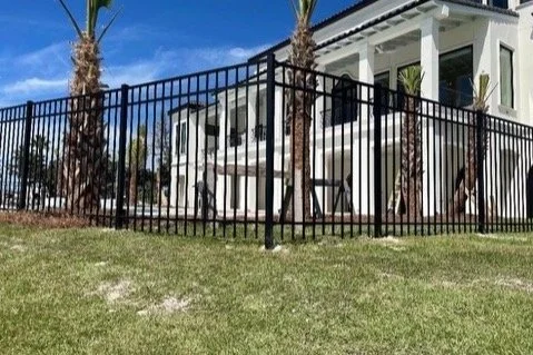 Aluminum Fence installation in Orange Beach, AL