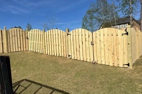 Wooden Fence Installed in Chelsea, AL