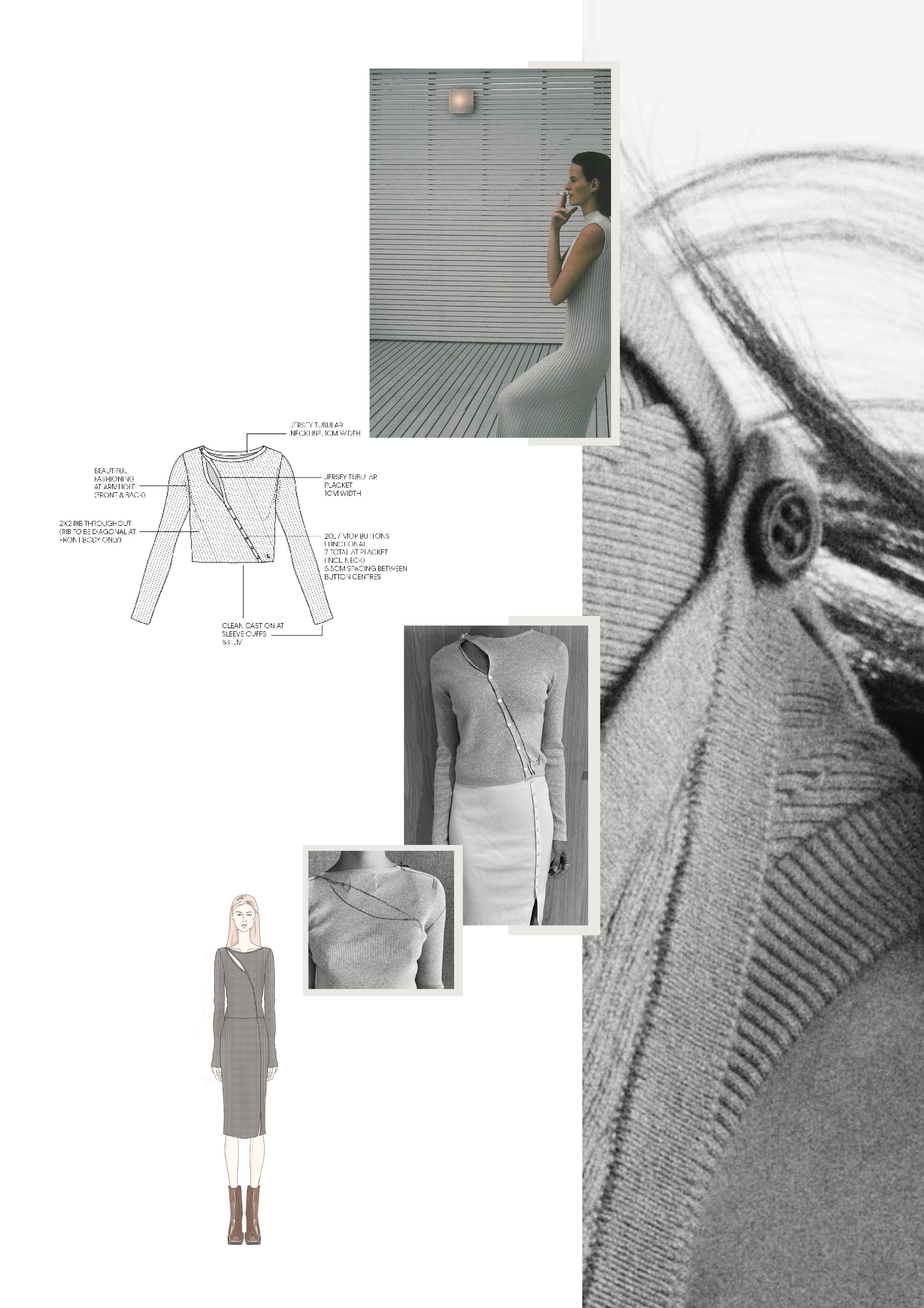 Calvin Klein women’s knitwear design and development
