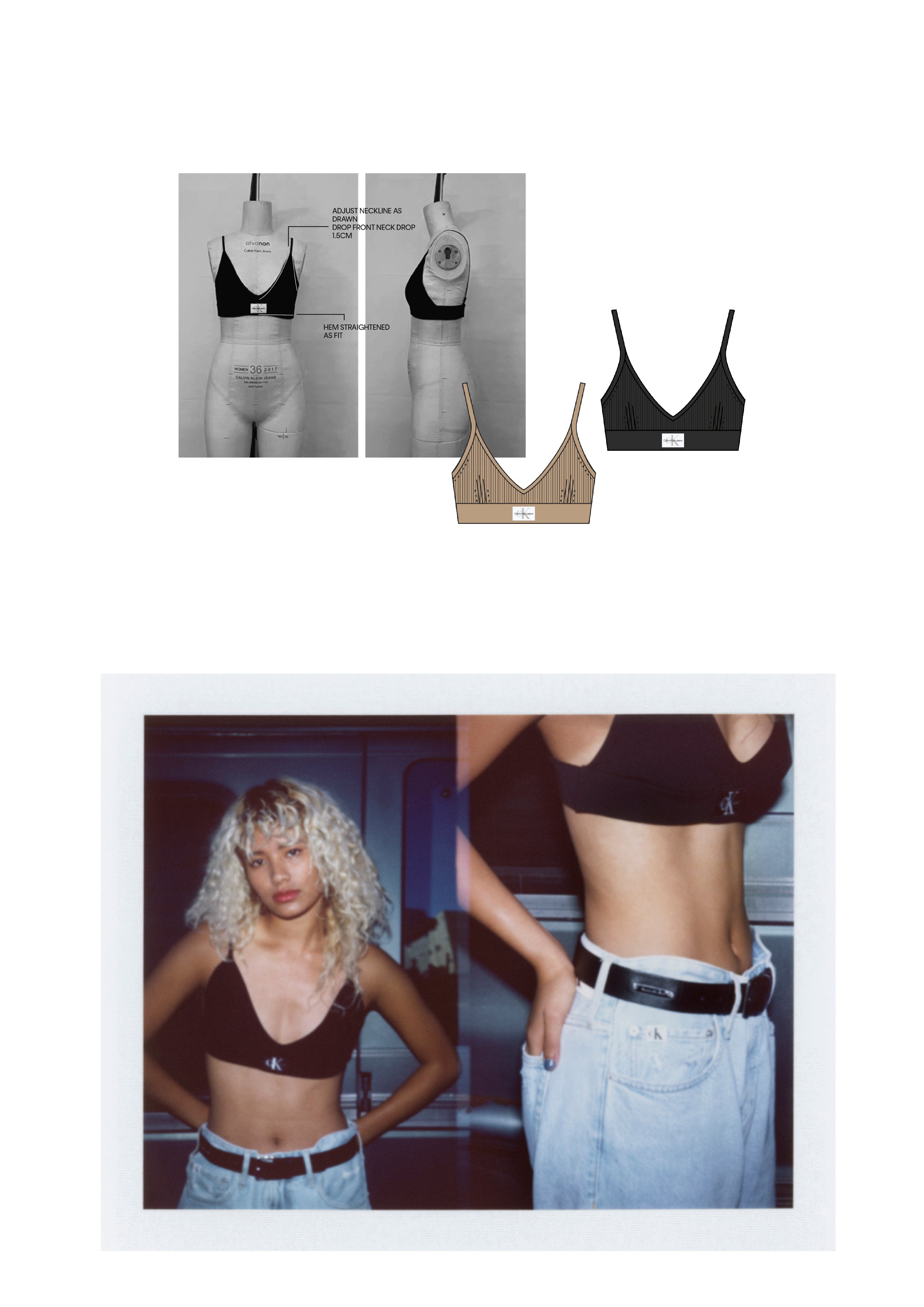 Calvin Klein women’s knitwear design and development