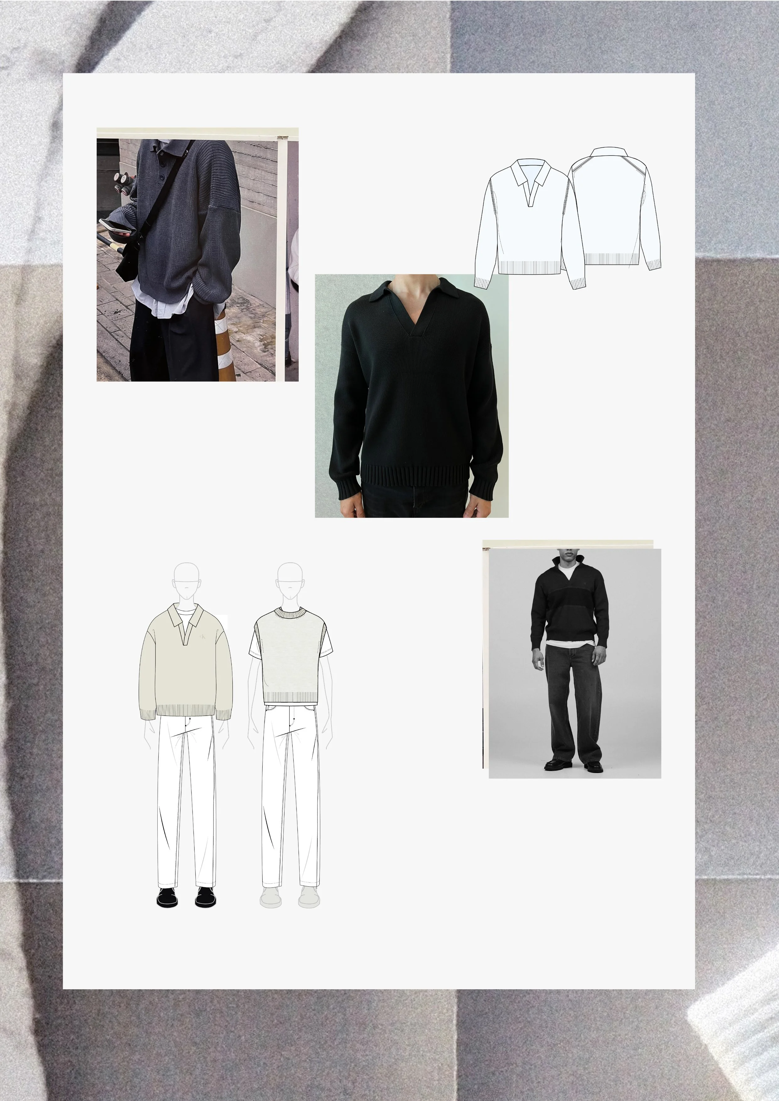 Calvin Klein men’s knitwear design