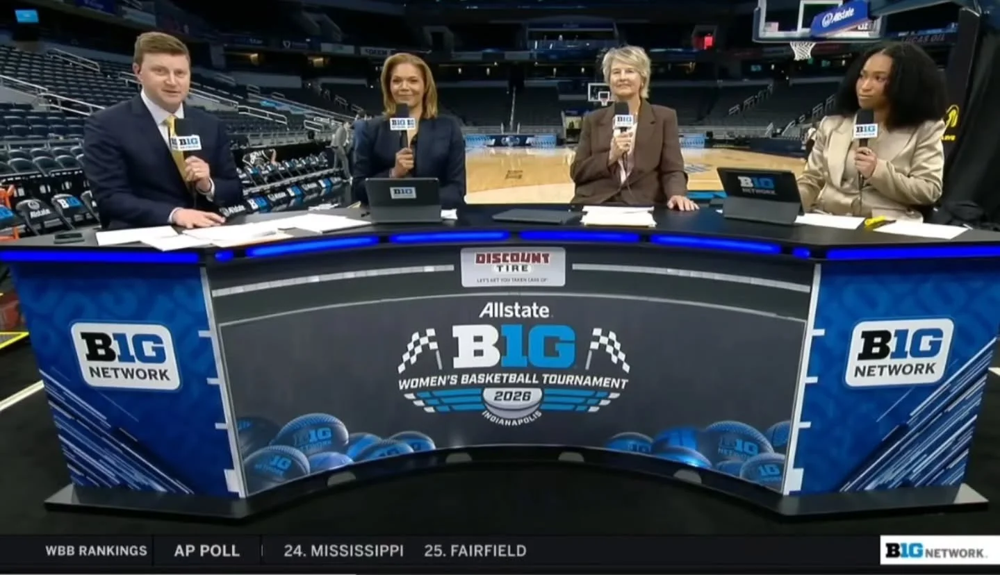 I had the absolute pleasure to spend the past 4 days glamming Big Ten analyst @shimmymiller33. A great time was had. Shimmy is a true gem. 🩷