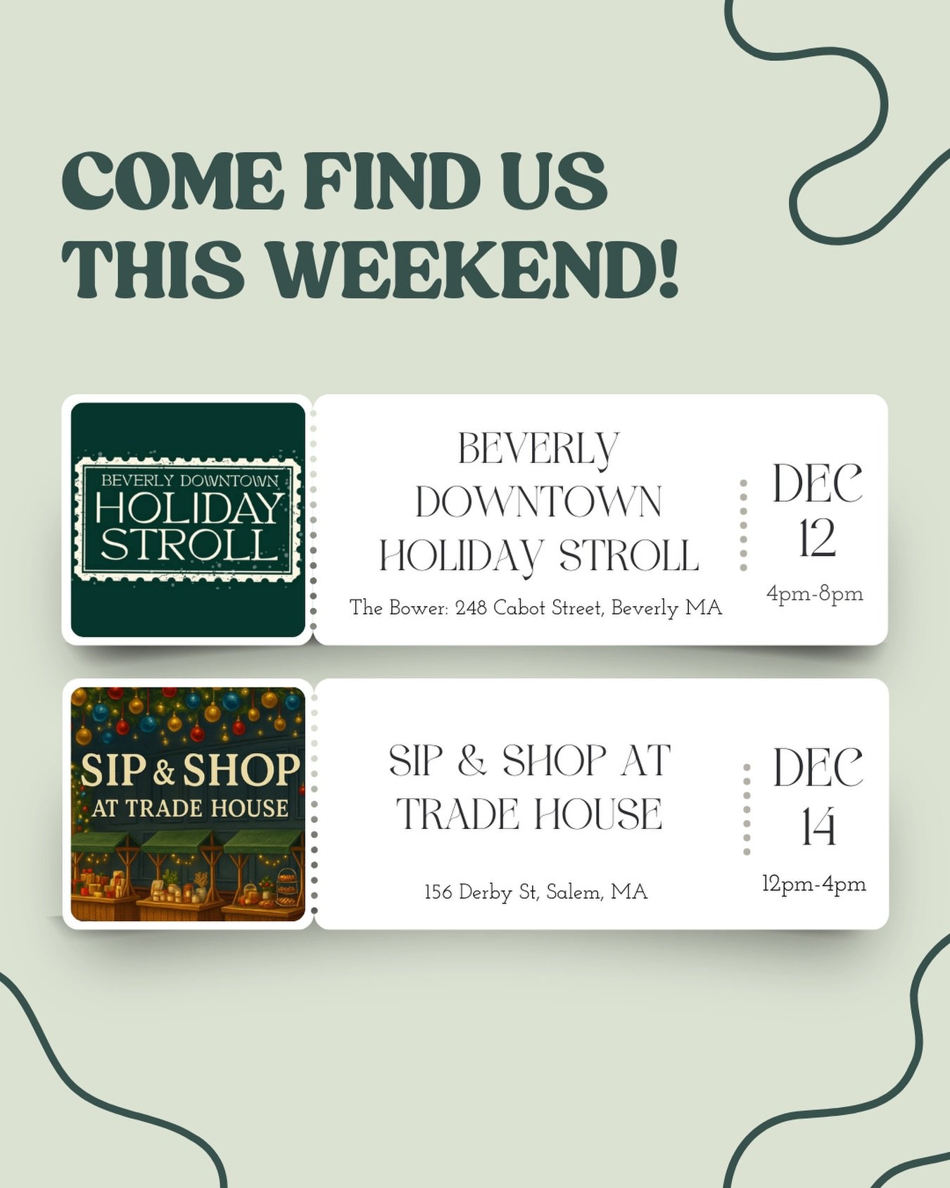Come hang out with me this weekend and stock up on sewing supplies! 🪡

I&rsquo;ll be at the @bevmainstreets Holiday Stroll on Friday at @thebowerbeverly and Sip and Shop at @tradehousesalem on Sunday.

See you soon!! 💕🎁🌲
