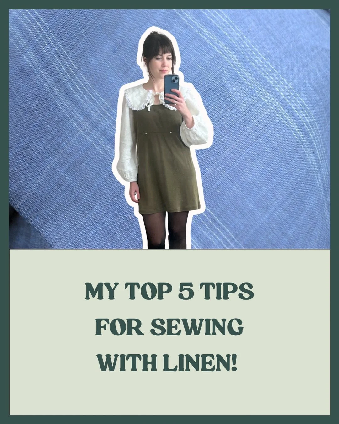 Linen is so much fun to sew with (and yes, it&rsquo;s beginner friendly!) but it does have a few quirks. If you&rsquo;re trying it out for the first time, here are my top 5 tips to help your project come together smoothly! ✂️🌾

#sewingwithlinen #sew