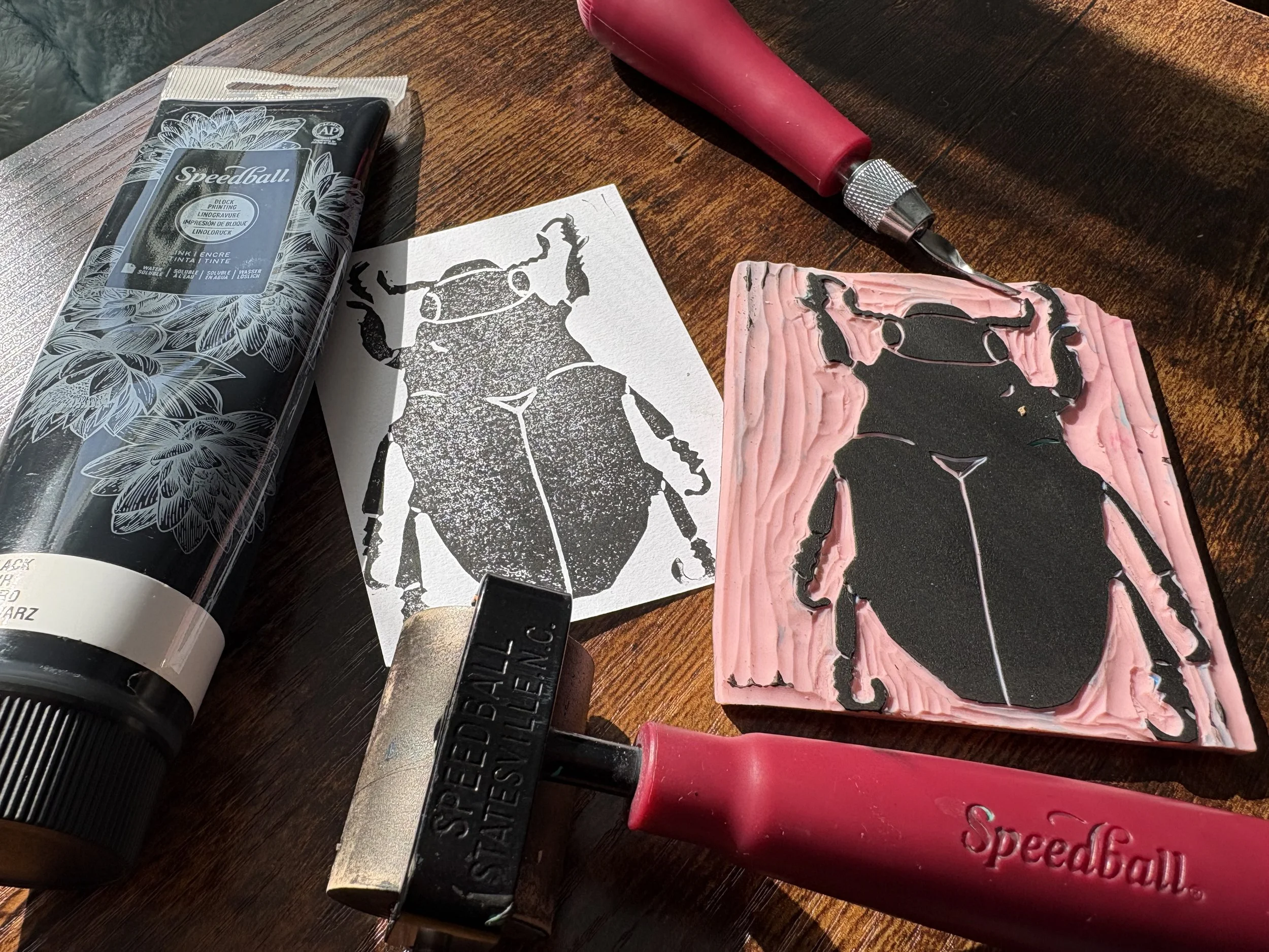 Blockprinting for Beginners // April 10th, 6-8pm