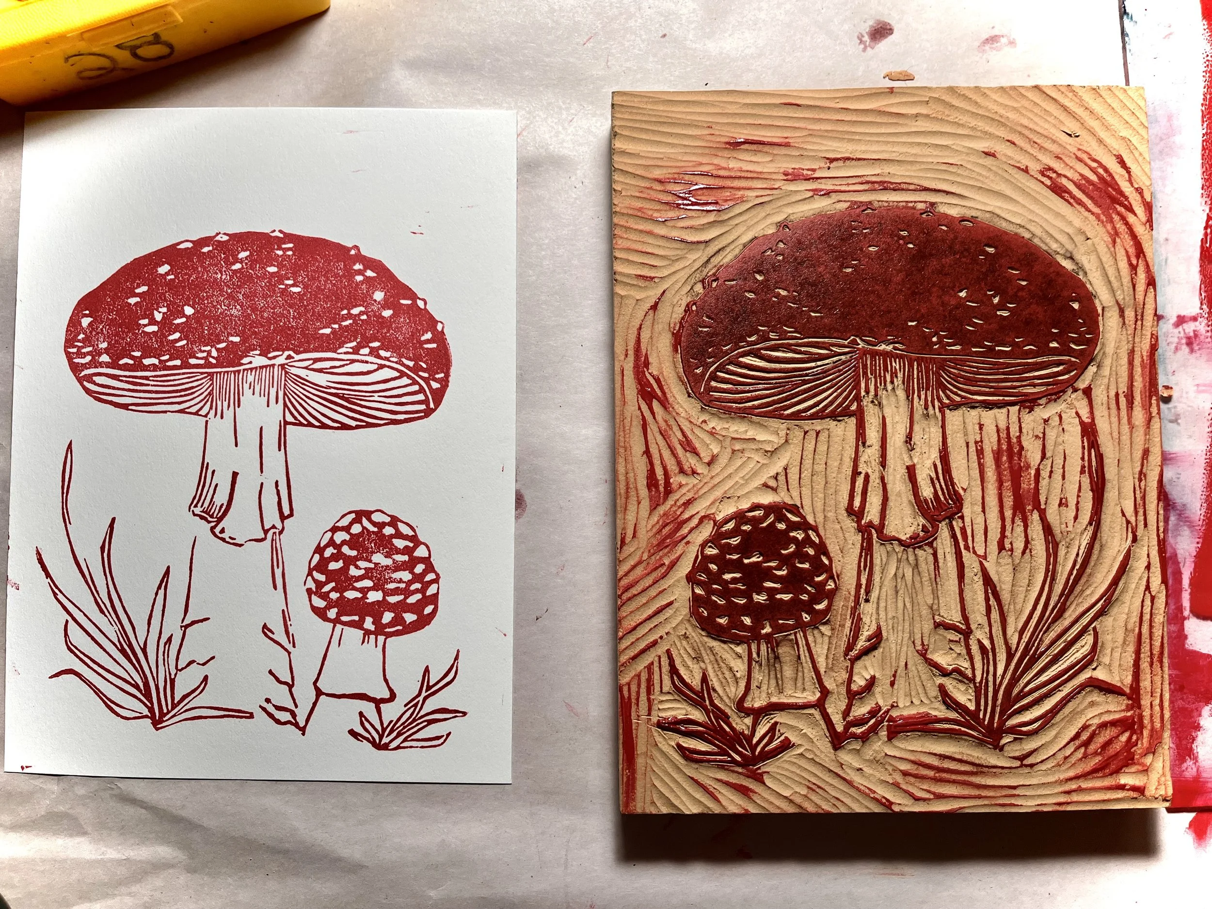 Learn to Linocut // Friday, May 8th 6-8pm