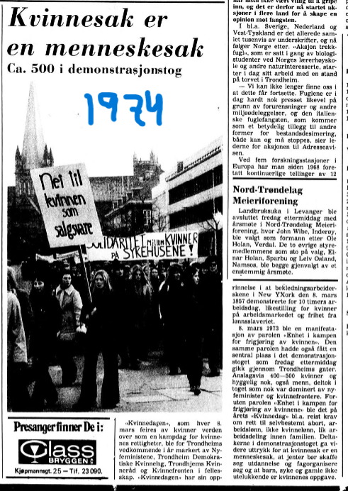 Adresseavisen lørdag 9. mars 1974