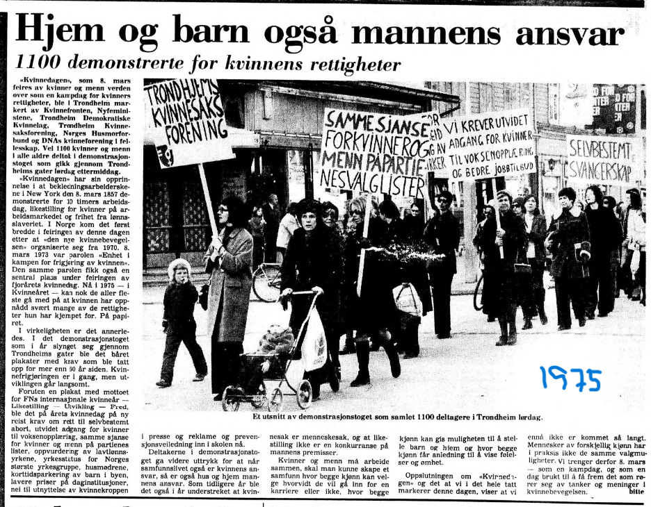 Adresseavisen mandag 10. mars 1975