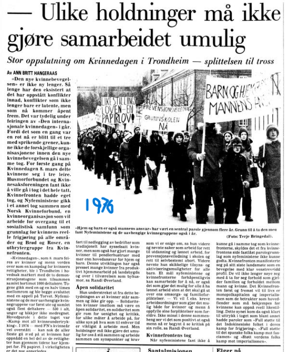 Adresseavisen tirsdag 9. mars 1976