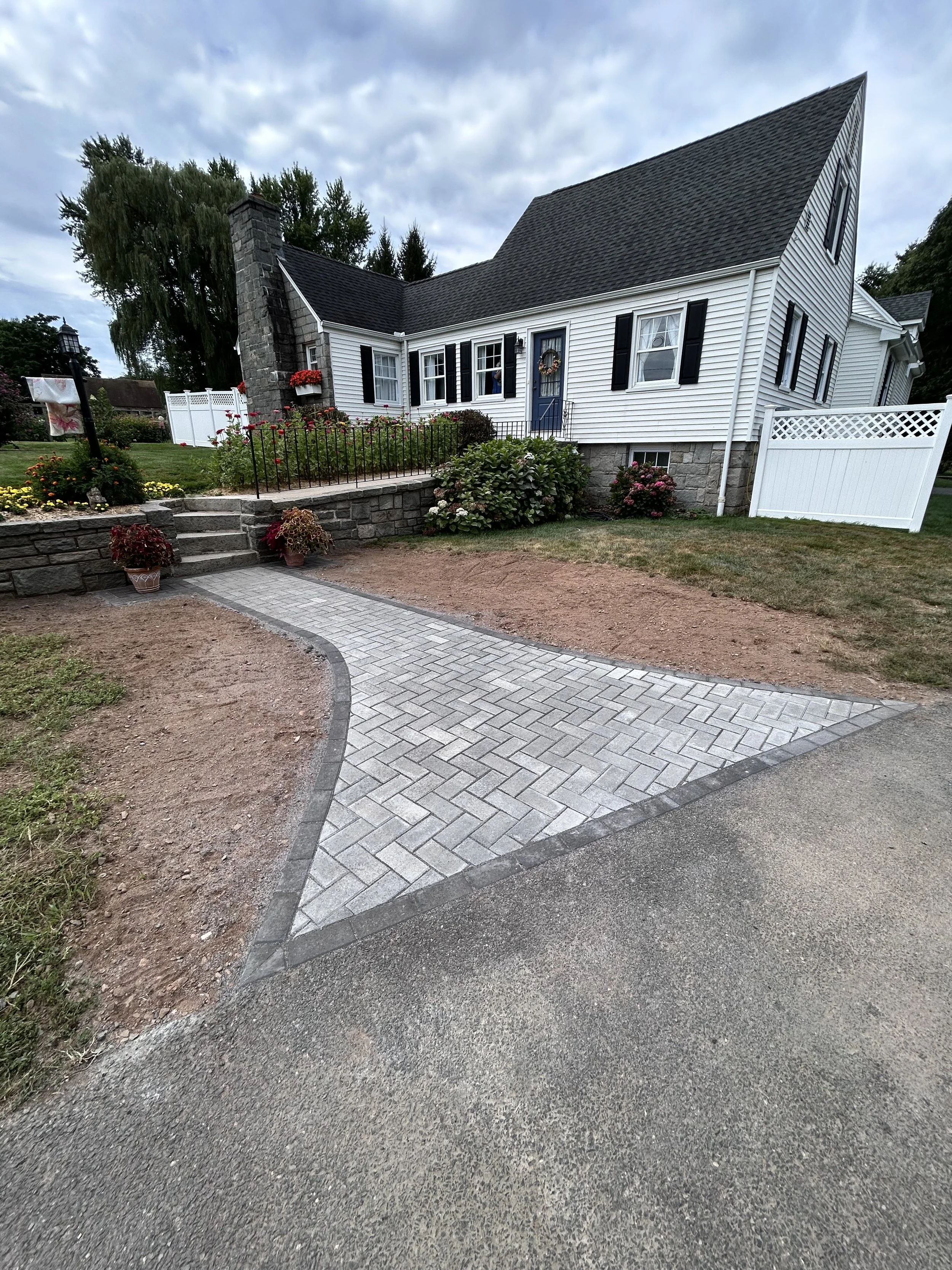 Cement Paver Walkway - Glastonbury 2