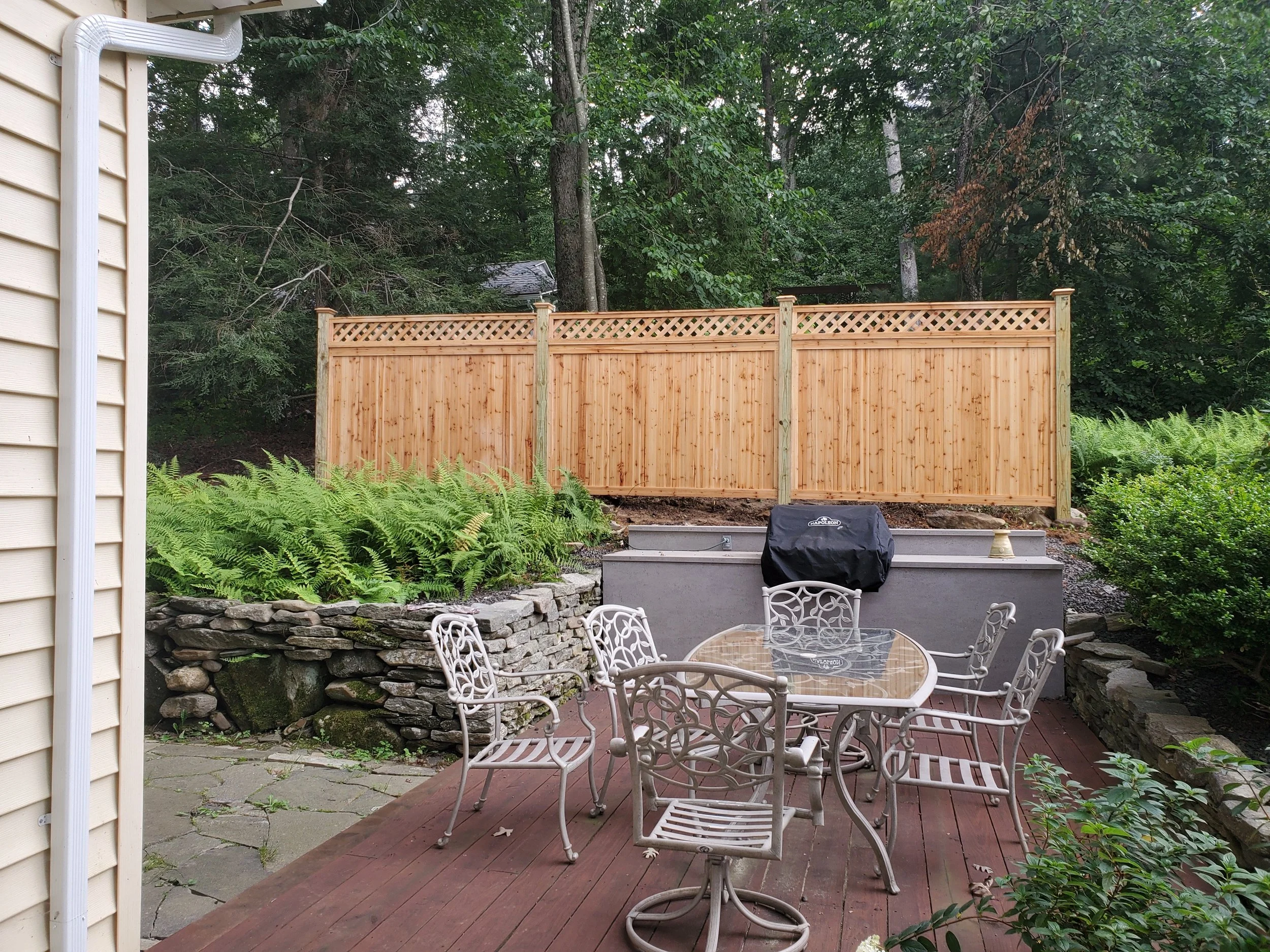 Aluminum Pool Fence with Trellis - Old Lyme.jpeg