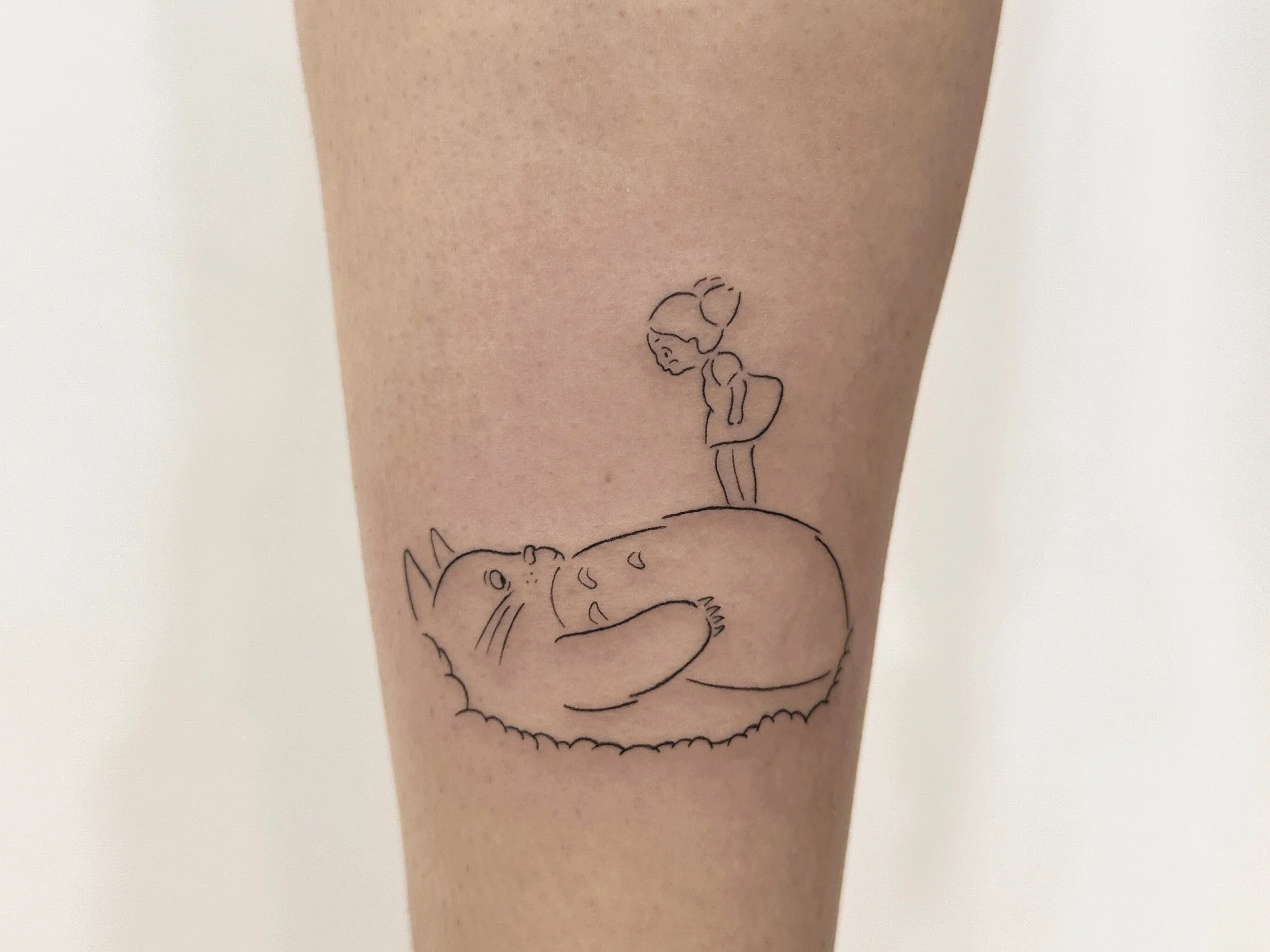 Tattoo Totoro fineline.JPG