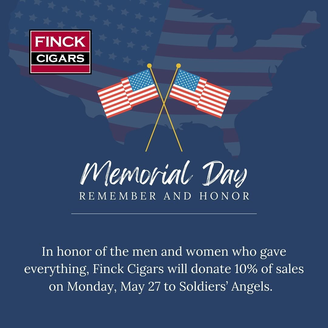 In honor of the men and women who have everything, we are donating 10% of our sales today, May 27th to @soldiersangelsofficial . This non-profit provides aid, comfort, and resources to Military, Veterans, and their families. Shop with us today to sup