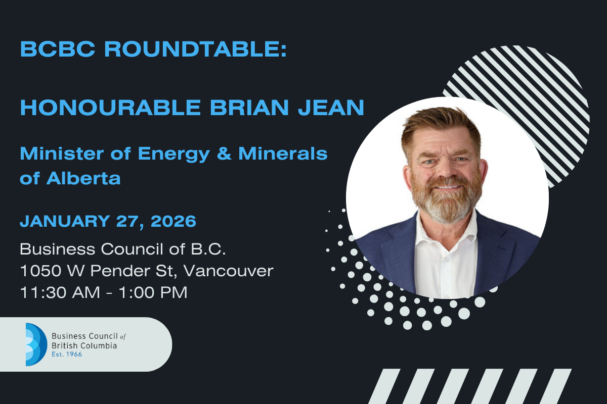 Roundtable with Honourable Brian Jean, Minister of Energy and Minerals of Alberta