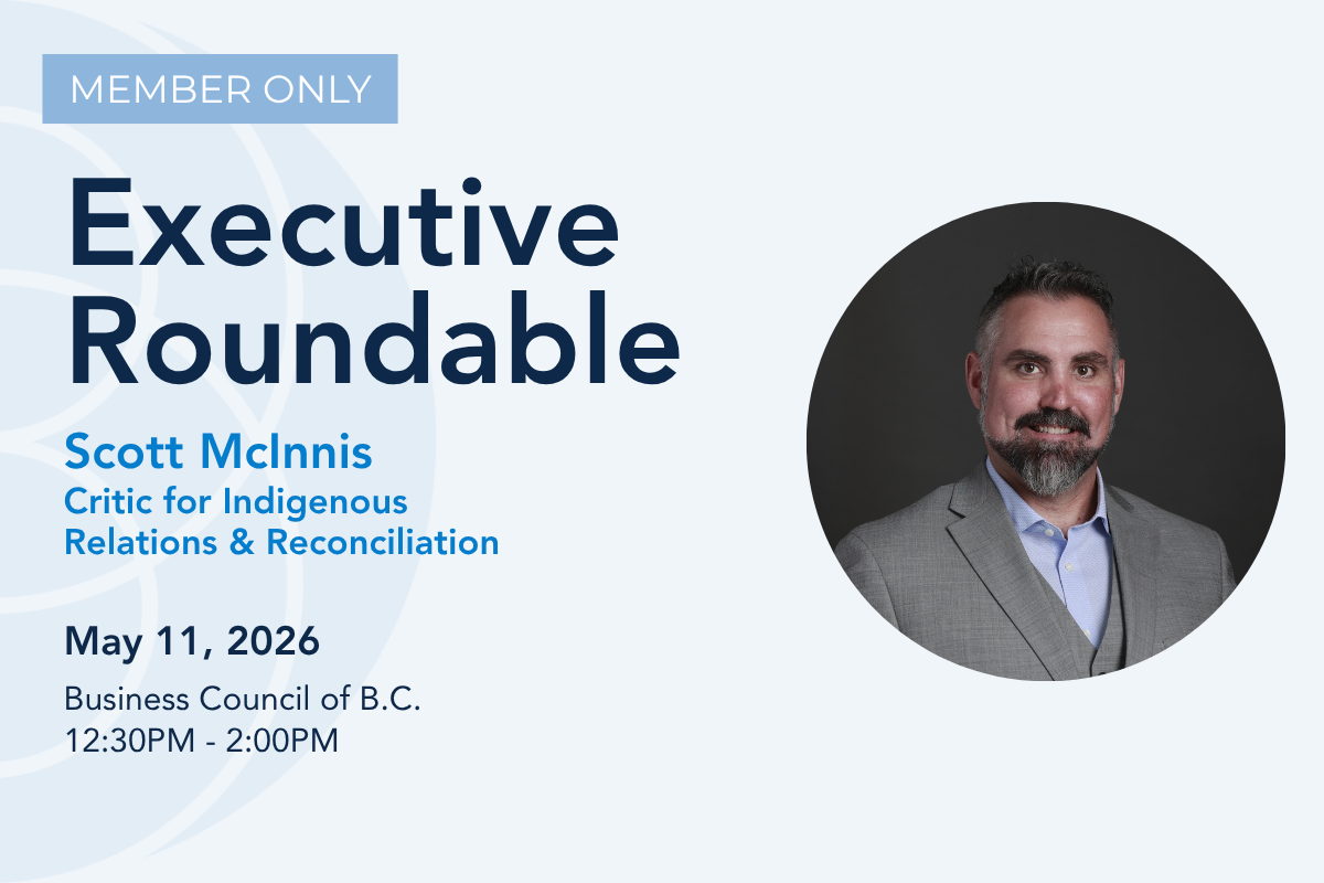 Executive Roundtable with Scott McInnis, Critic for Indigenous Relations and Reconciliation