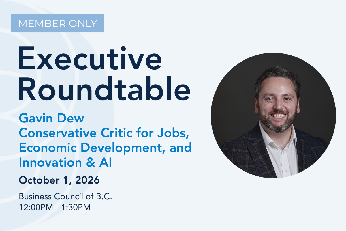Executive Roundtable: Gavin Dew, Shadow Minister for Economic Development