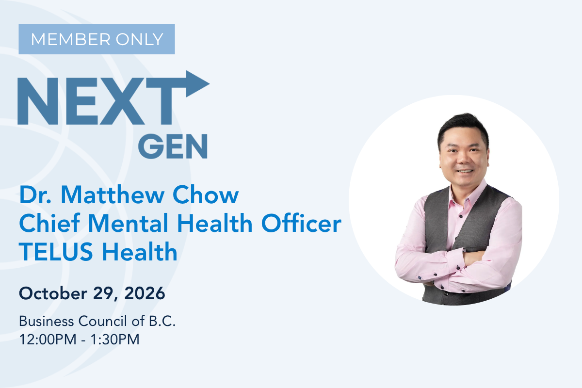 NEXTGen Roundtable: Dr. Matthew Chow, Chief Mental Health Officer, TELUS Health