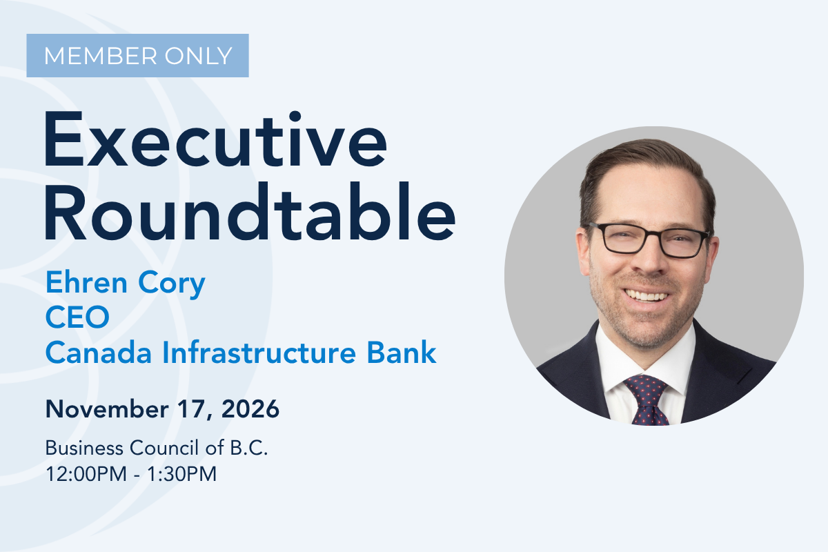 Executive Roundtable: Ehren Cory, CEO, Canada Infrastructure Bank