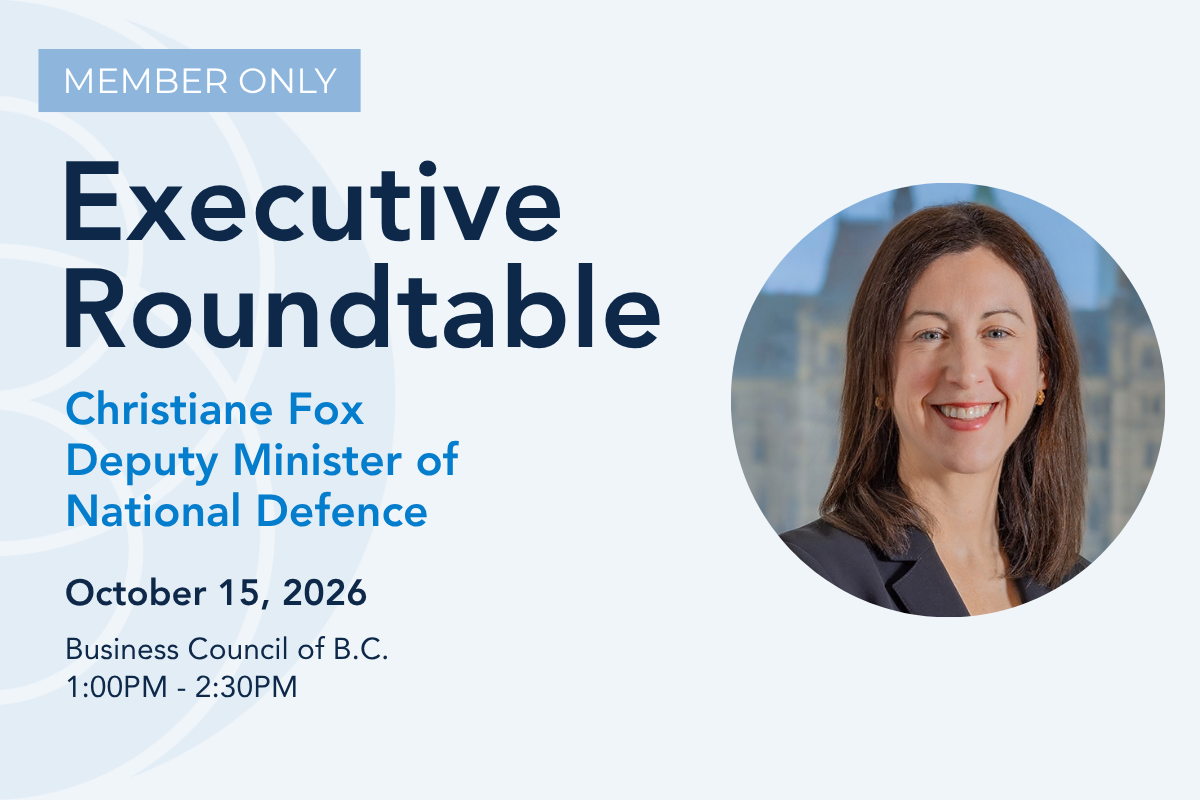 Executive Roundtable: Christiane Fox, Deputy Minister of National Defence