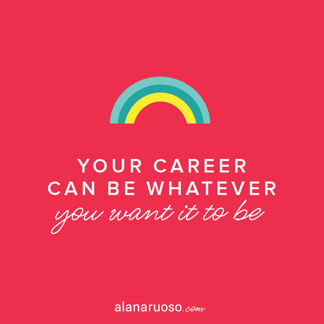 There really is no career &quot;blueprint&quot; to follow... ❤️⁠
.⁠
.⁠
.⁠
#career #goals #coaching #choice #focus #work