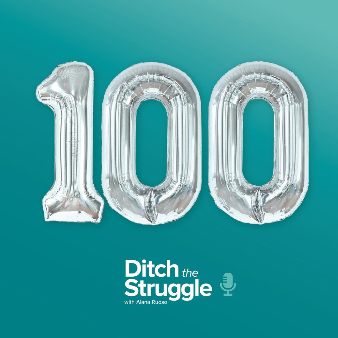 🎙️🎉 EP100 of Ditch the Struggle drops tomorrow! Let&rsquo;s celebrate!⁠
⁠
I promised myself I would stick it out till at least the 100th episode mark, and here we are. THANK YOU for tuning in! It&rsquo;s been an incredible 2-yr journey and I&rsquo;