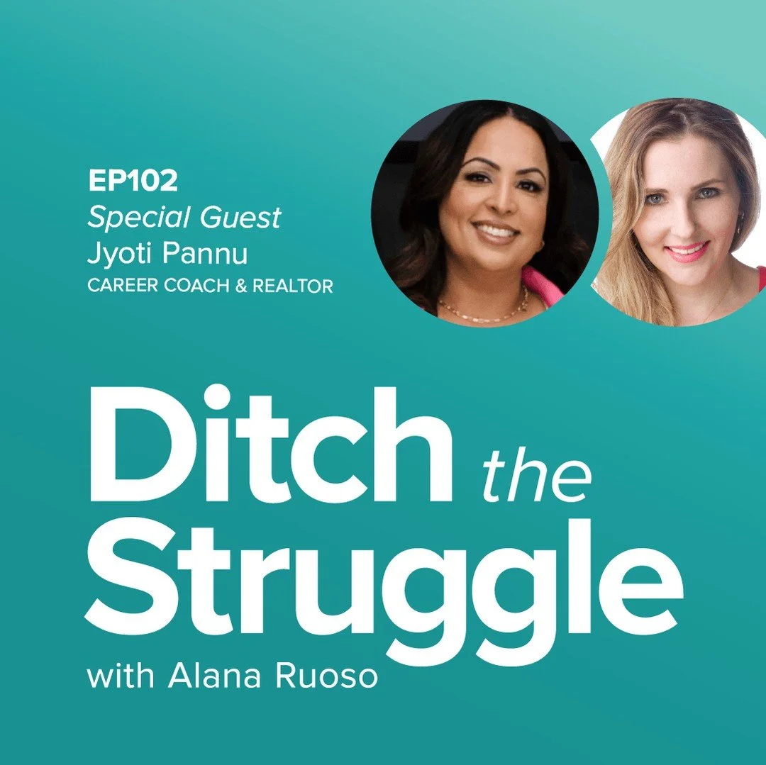 🚨🎙️NEW podcast interview alert! A brand new convo with @jyotikpannu ⭐️ 
⁠
LINK IN BIO!⁠
⁠
EP102: Get Unstuck &amp; Move Through Change with Confidence [Convo with Jyoti Pannu, Career Coach &amp; Realtor]⁠
⁠
In this episode of Ditch the Struggle we 