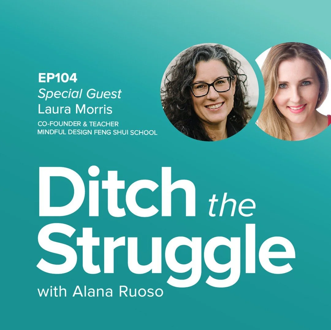 🚨🎙️NEW podcast interview alert! A brand new convo with Laura Morris!⁠
⁠
EP104: Feng Shui to Bring Harmony, Energy &amp; Magic to Your Space [Convo with Laura Morris]⁠
⁠
In this episode of Ditch the Struggle we dive into:⁠
⁠
✅ A conversation with @m